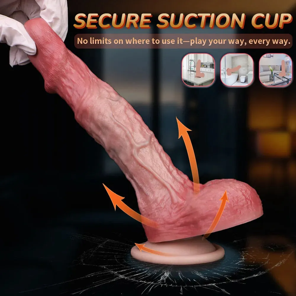 Dual-layer Silicone Small Dildo
