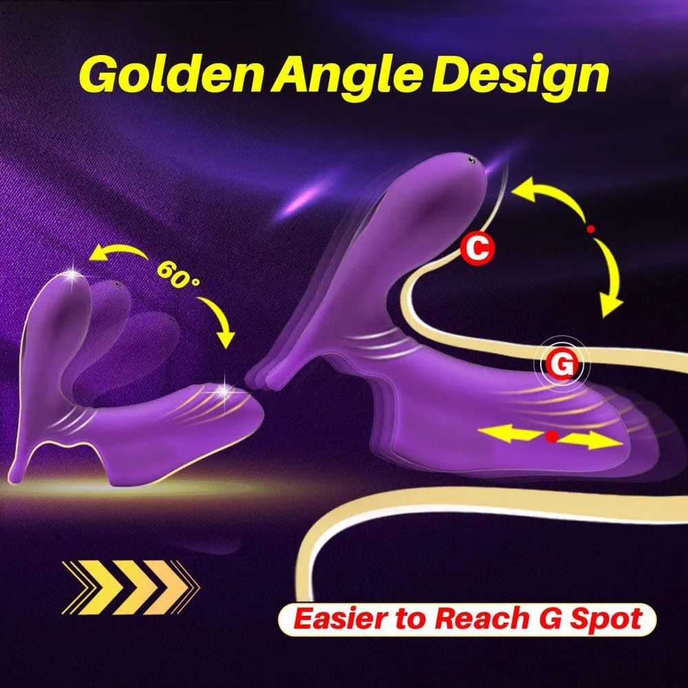 Dual Motors Finger Vibrator G spot Clitoris Stimulator for Couples Women Adult Sex Toys