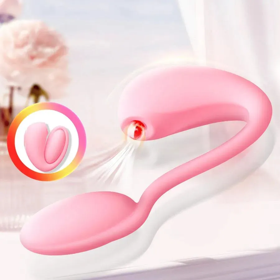 Dual Stimulation Love Egg Vibrator for Women
