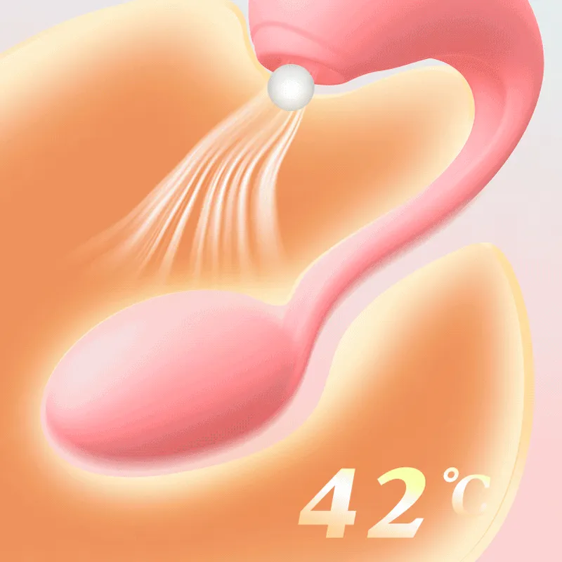 Dual Stimulation Love Egg Vibrator for Women