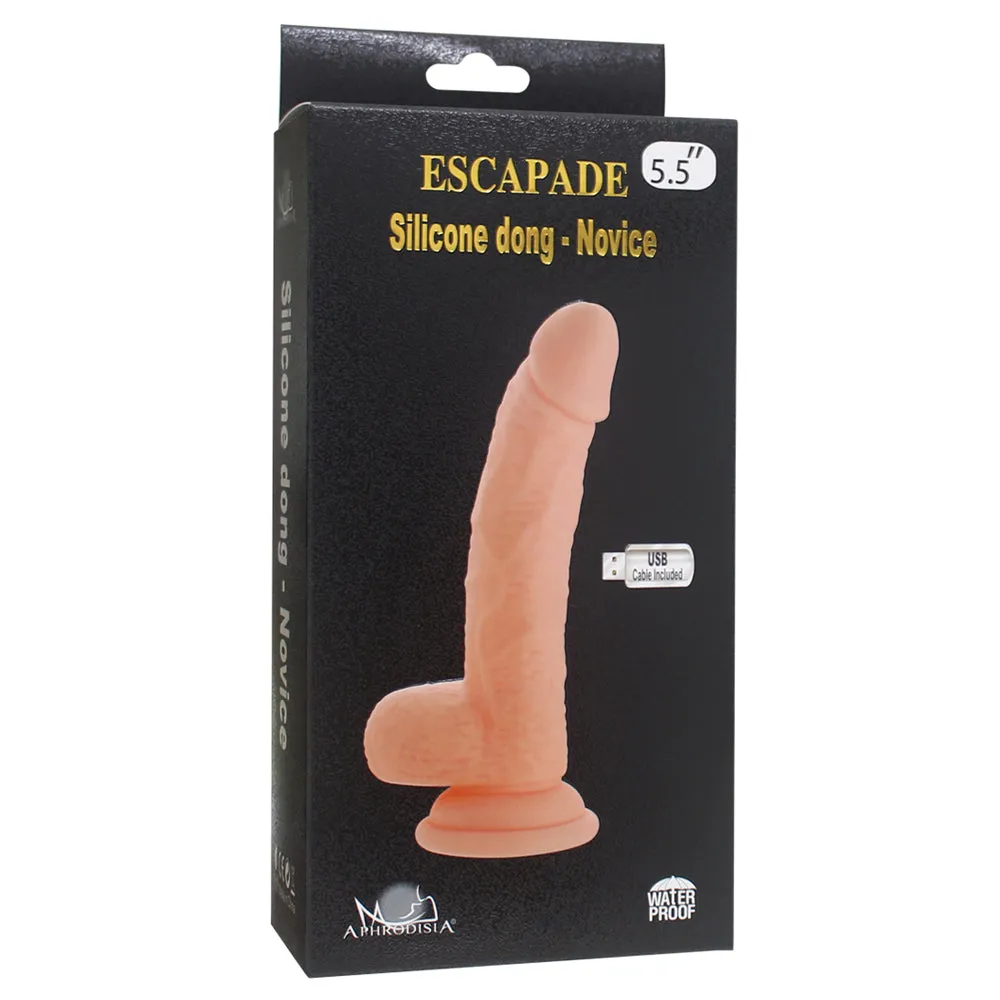 Escapade - Novice 5.5" Vibrating Silicone Dildo