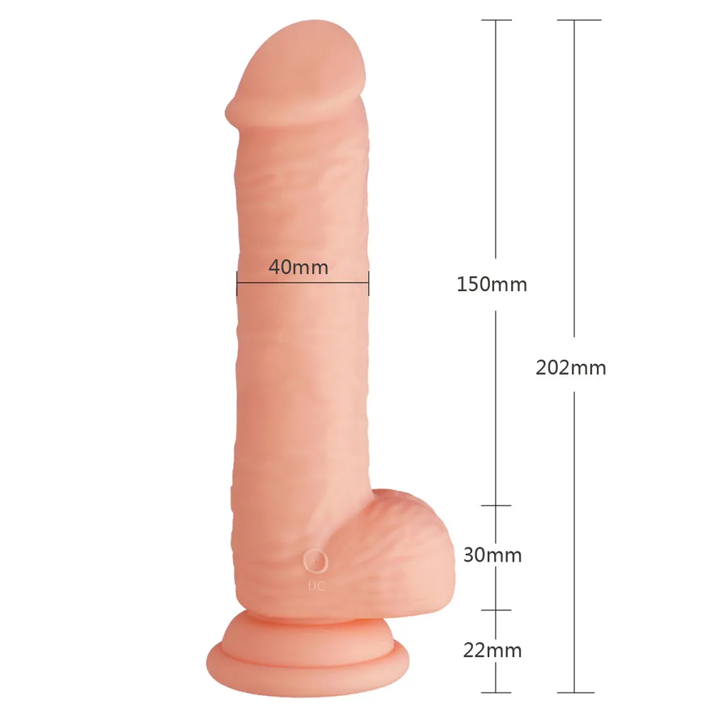 Escapade - Superior 6" Vibrating Silicone Dildo