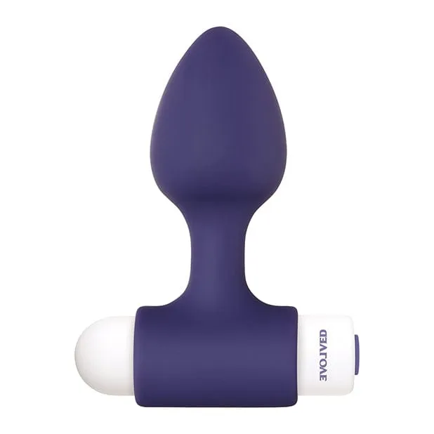 Evolved - Dynamic Duo Rechargeable Bullet Anal Plug (Purple/White)
