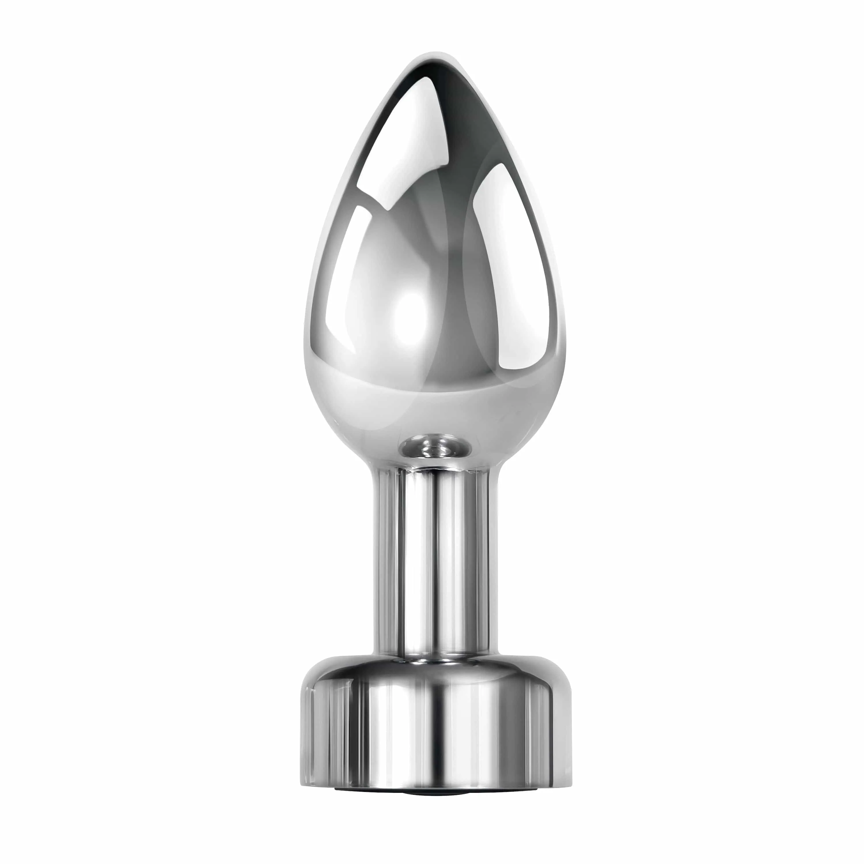 Evolved - Gender X Rockin Vibrating Metal Anal Plug (Silver)