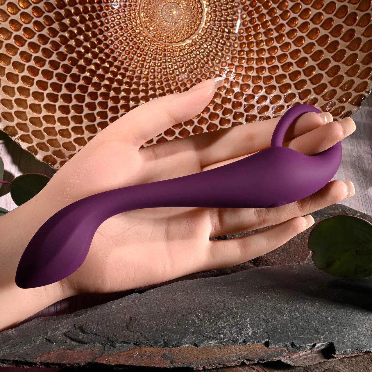 Evolved - Lochness G Spot Vibrating Dildo (Purple)