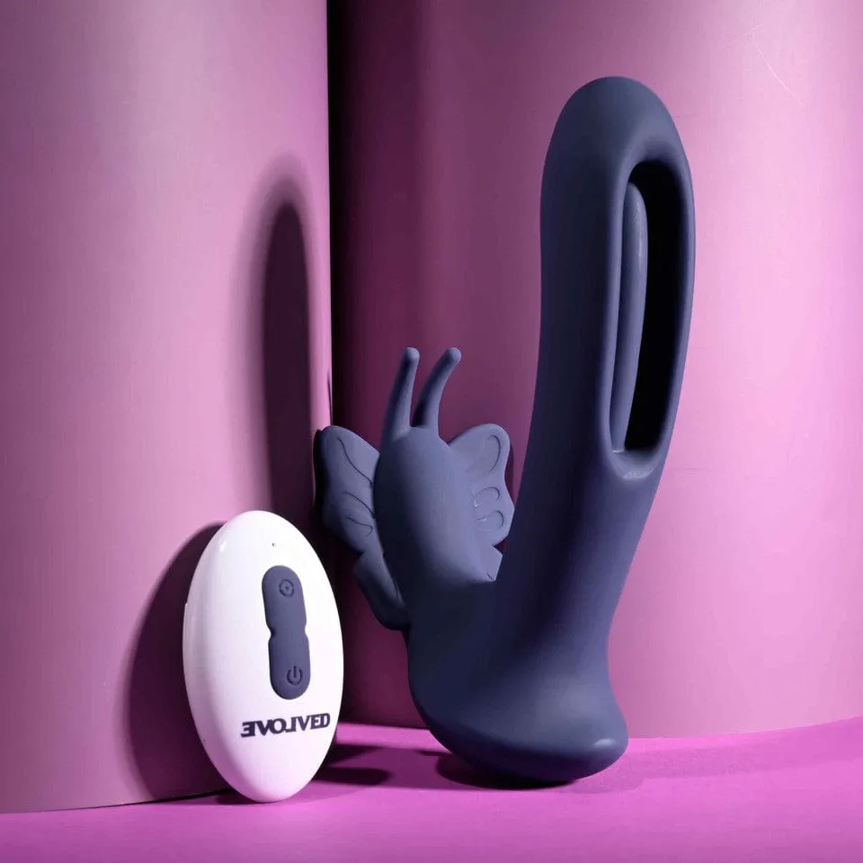Evolved - Lord of the Wings Dual Vibrator (Black)