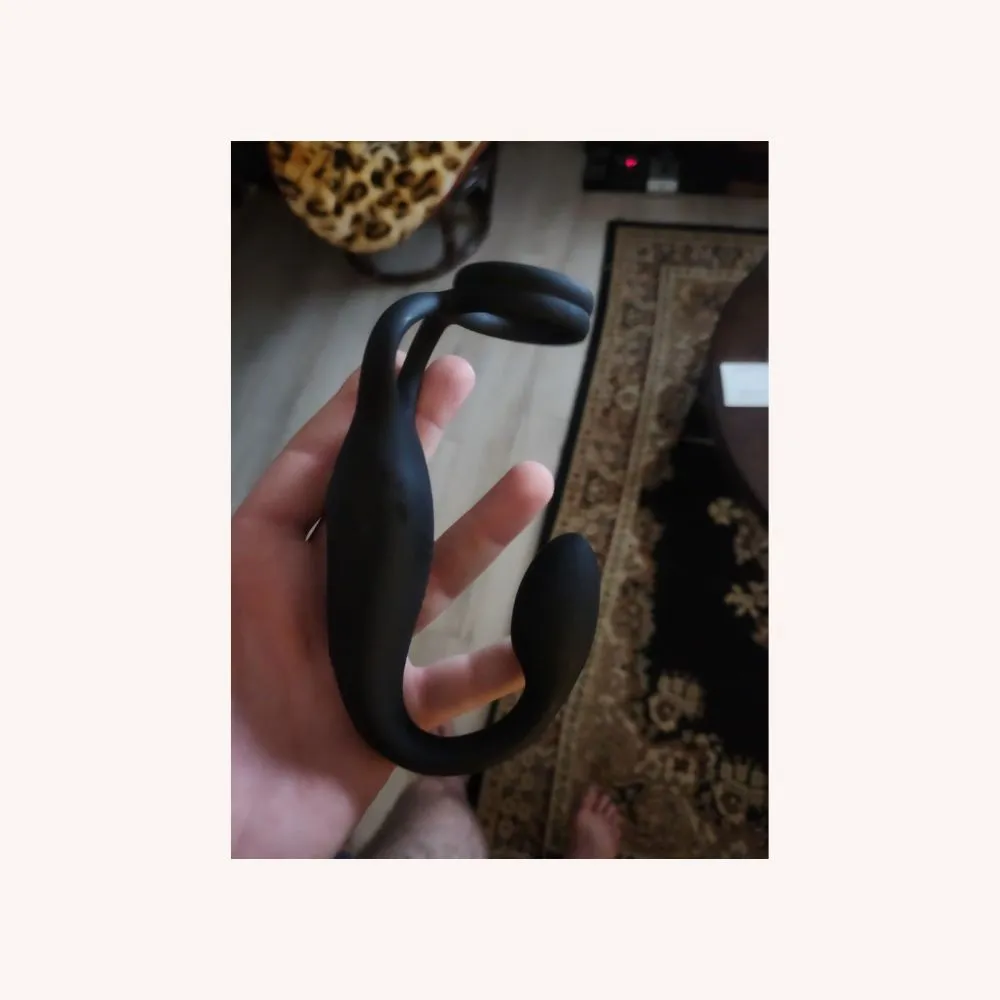 Evolved Vibrating Cock Ring Taint Stimulator with Mini Bullet 2.2 Inch