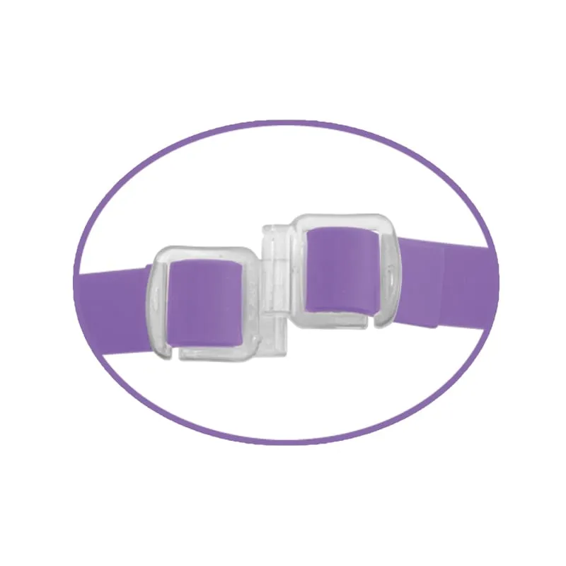 Fetish Fantasy Elite Vibrating Double Delight Strap-on - Purple