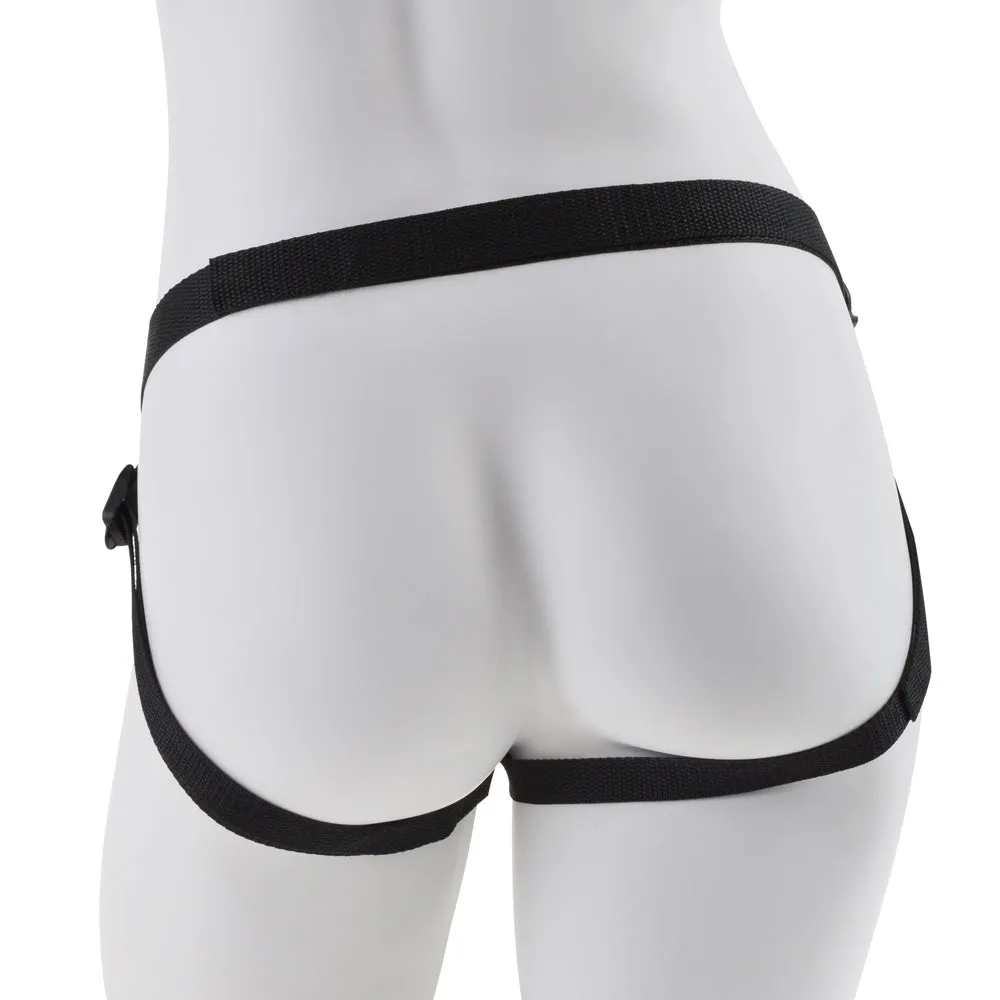 Fetish Fantasy Gold Designer Strap-On Harness & Dildo