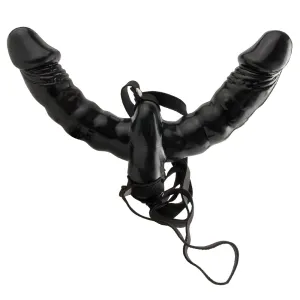 Fetish Fantasy Series Vibrating Double Delight Dual-Ended Strap-On