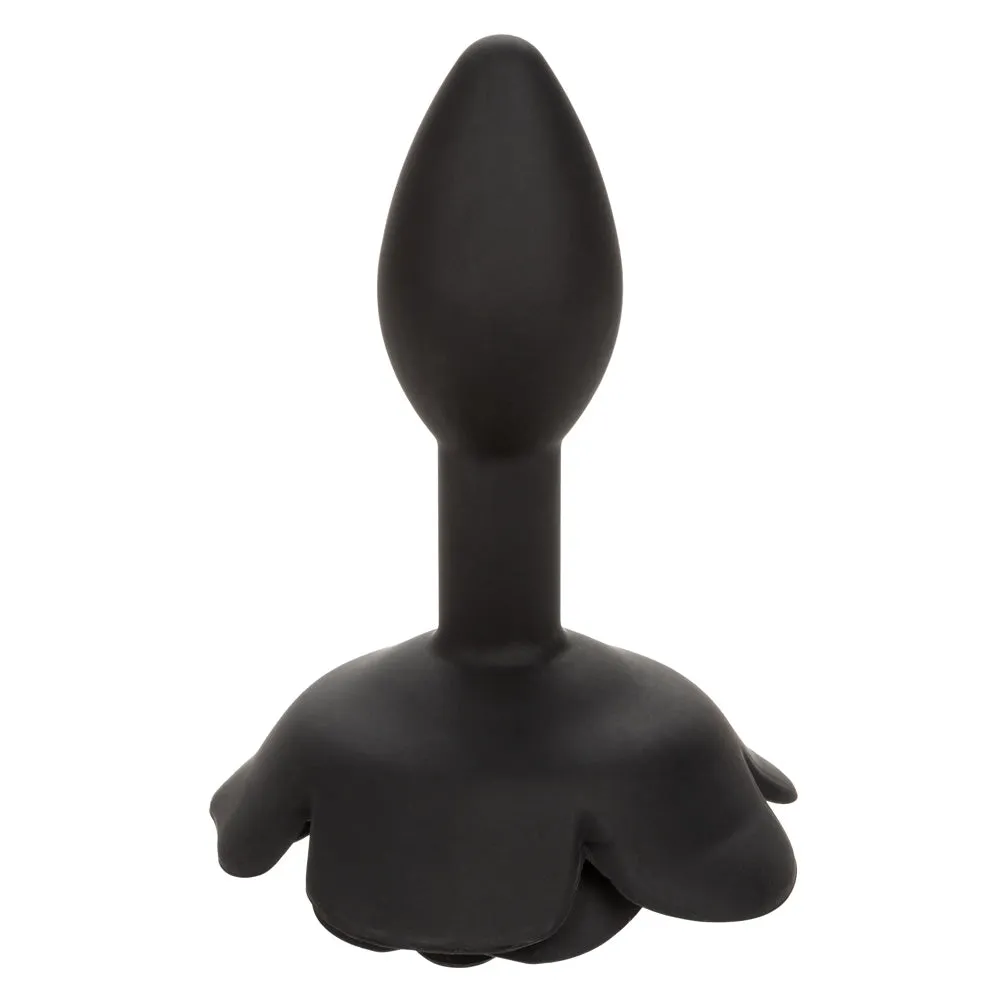 Forbidden Silicone Rose Anal Plug - Small