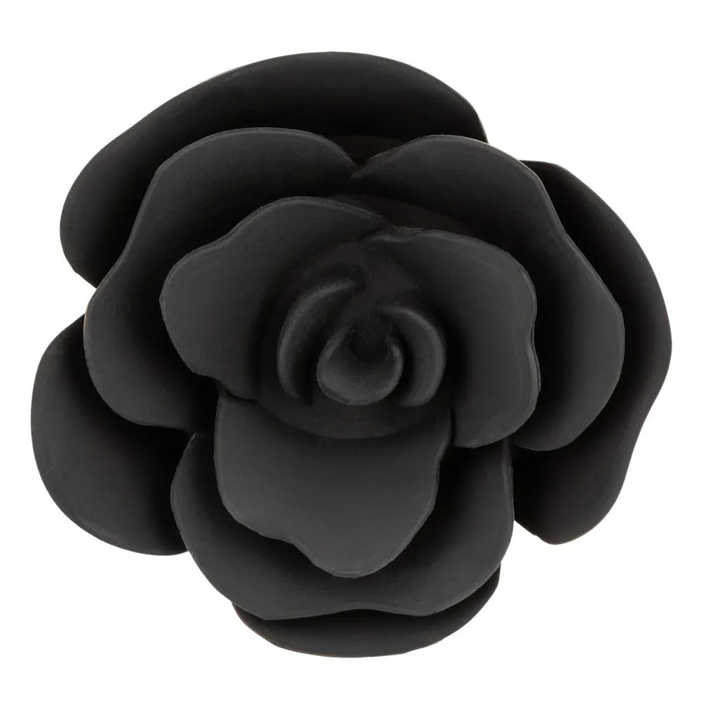 Forbidden Silicone Rose Anal Plug - Small