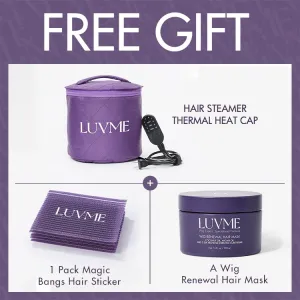 Free Gift US Only | 1pc Wig Renewal Hair Mask   1 Pack Magic Bangs Hair Sticker   1pc Thermal Heat Cap