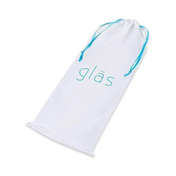 Glas - 2 pc G Spot Pleasure Glass Dildo Butt Plug Set (Clear)