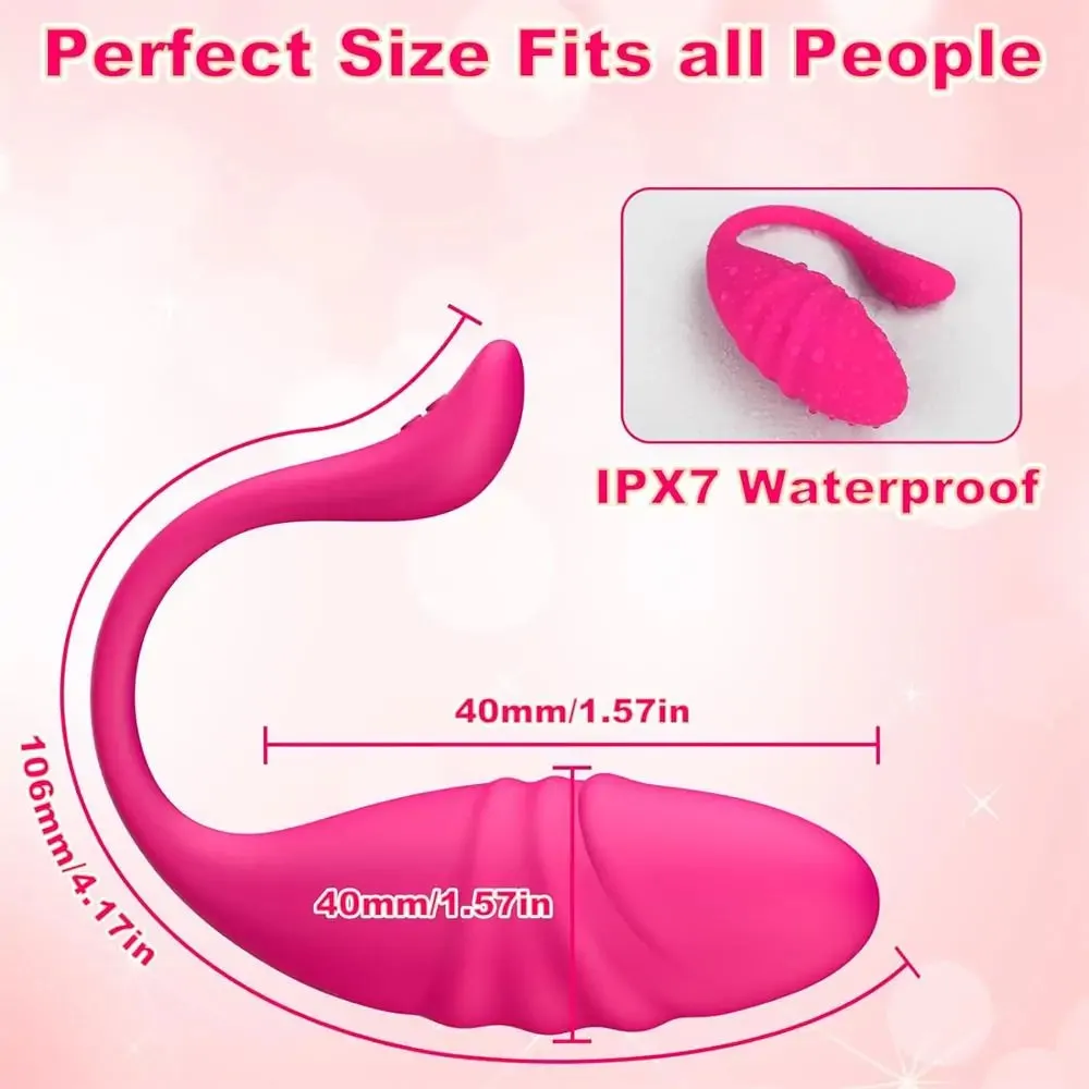 Global App Controlled Hands-Free Thrusting Egg G-spot Massager #Free Gift