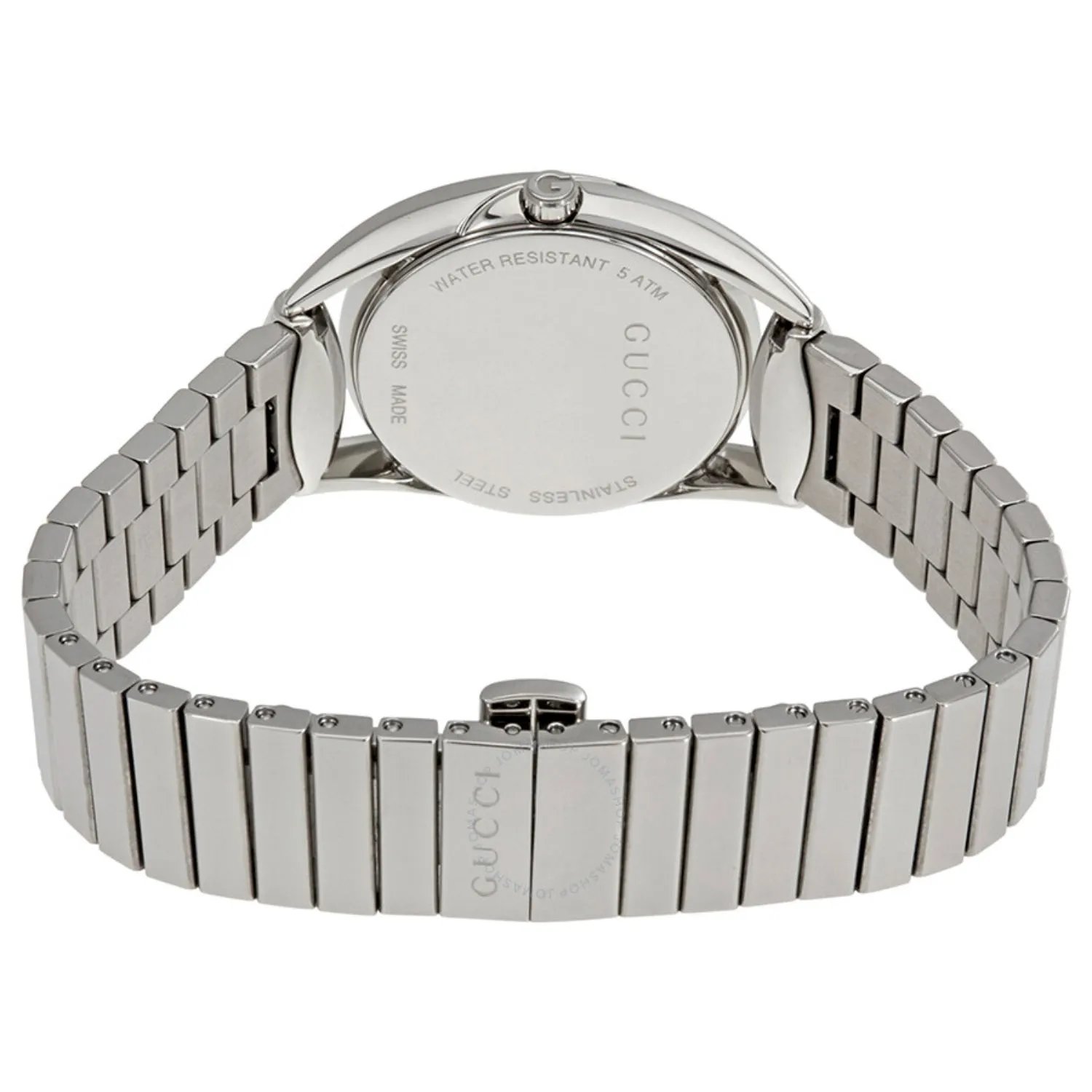 Gucci YA140505 Horsebit Stainless Steel Ladies Watch