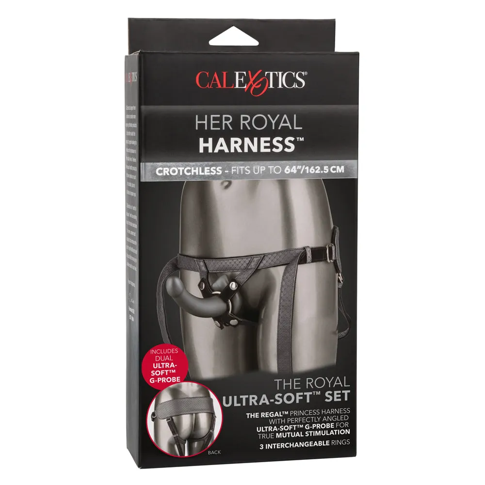 Her Royal Harness The Royal Ultra-Soft Strap-On Harness & Dildo Set