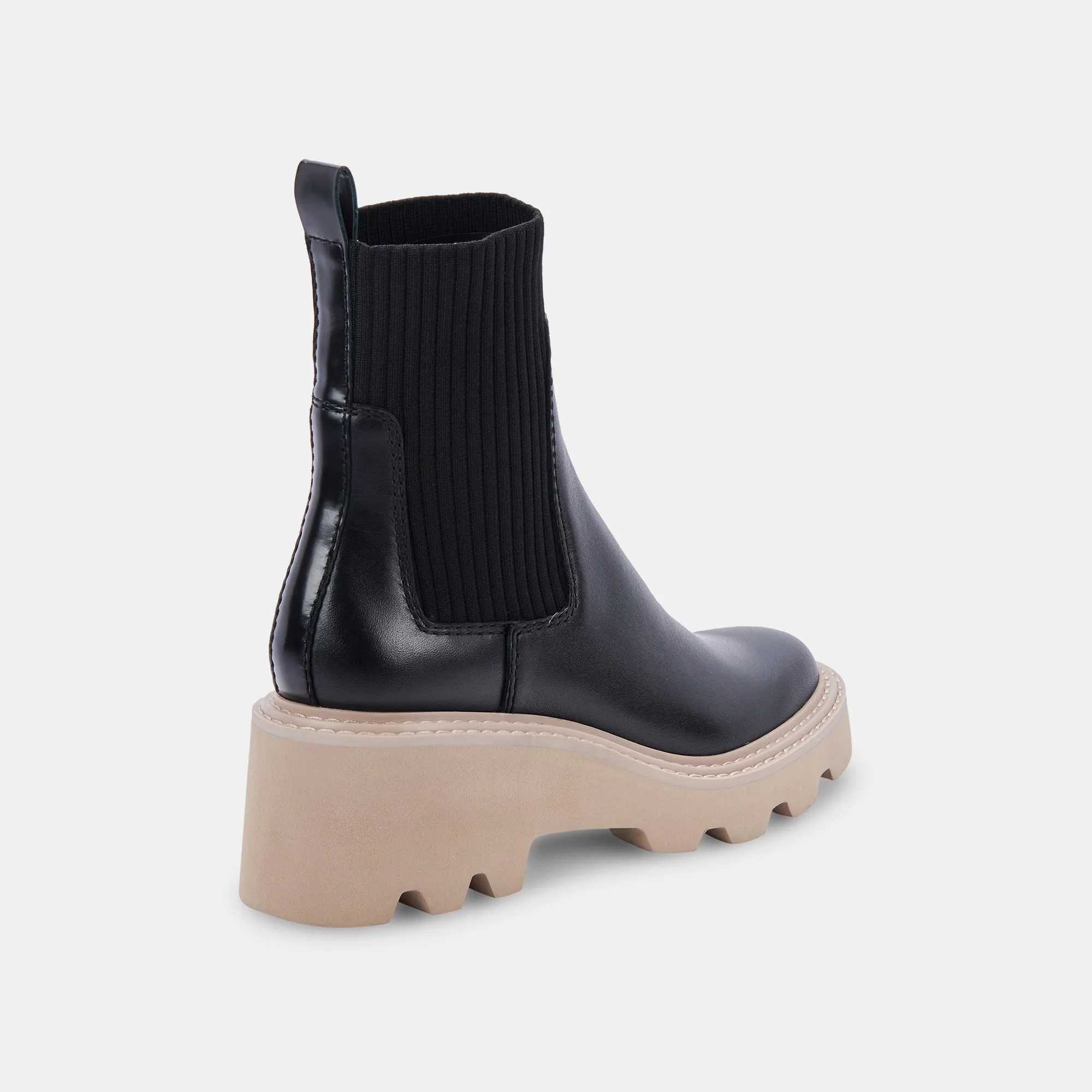 HOVEN H2O BOOTS ONYX LEATHER - re:vita