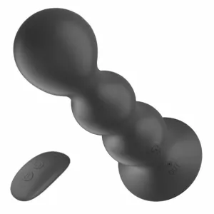 Inflatable Butt Plug 3 Anal Beads 10 Vibration Remote Control Prostate Massager