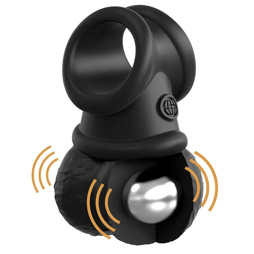 King Cock Elite Ultimate Vibrating Silicone Body Dock Strap-On Kit