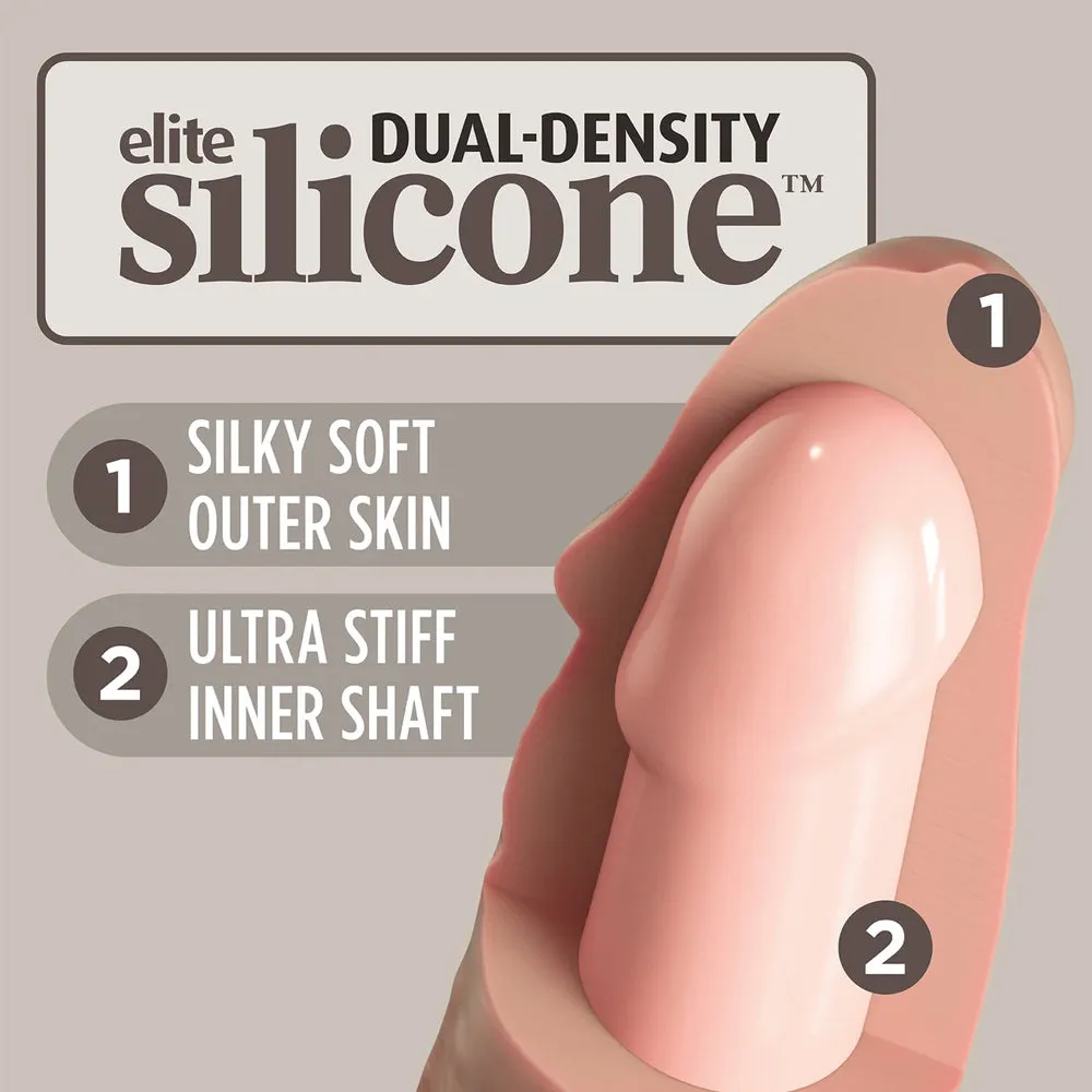 King Cock Elite Ultimate Vibrating Silicone Body Dock Strap-On Kit
