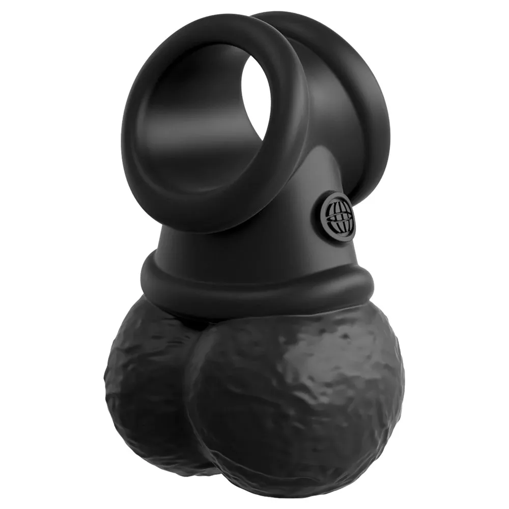 King Cock Elite Ultimate Vibrating Silicone Body Dock Strap-On Kit