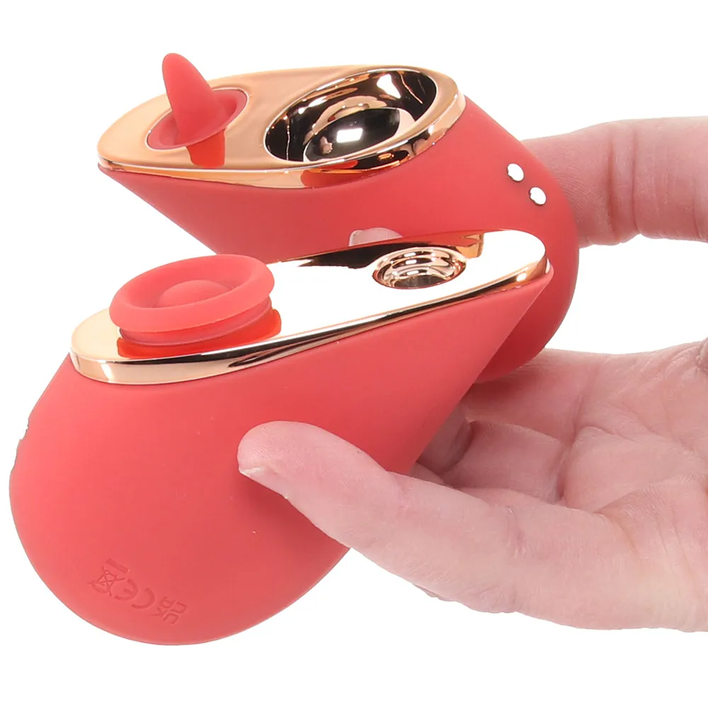 Lapdance Heartbreaker Dual Pulsating & Licking Vibe