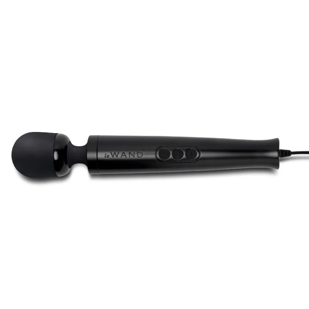 Le Wand Luxury Die Cast Metal Plug-In Vibrating Massager