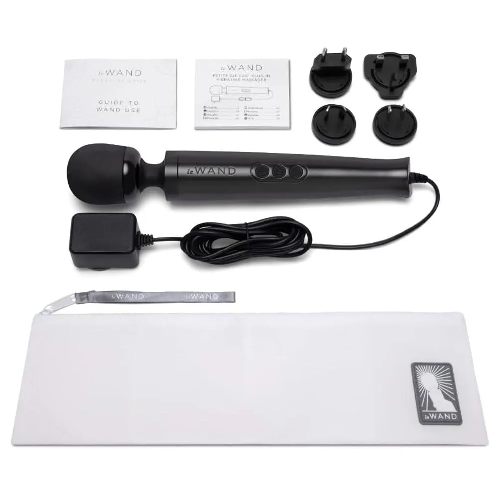Le Wand Luxury Die Cast Metal Plug-In Vibrating Massager