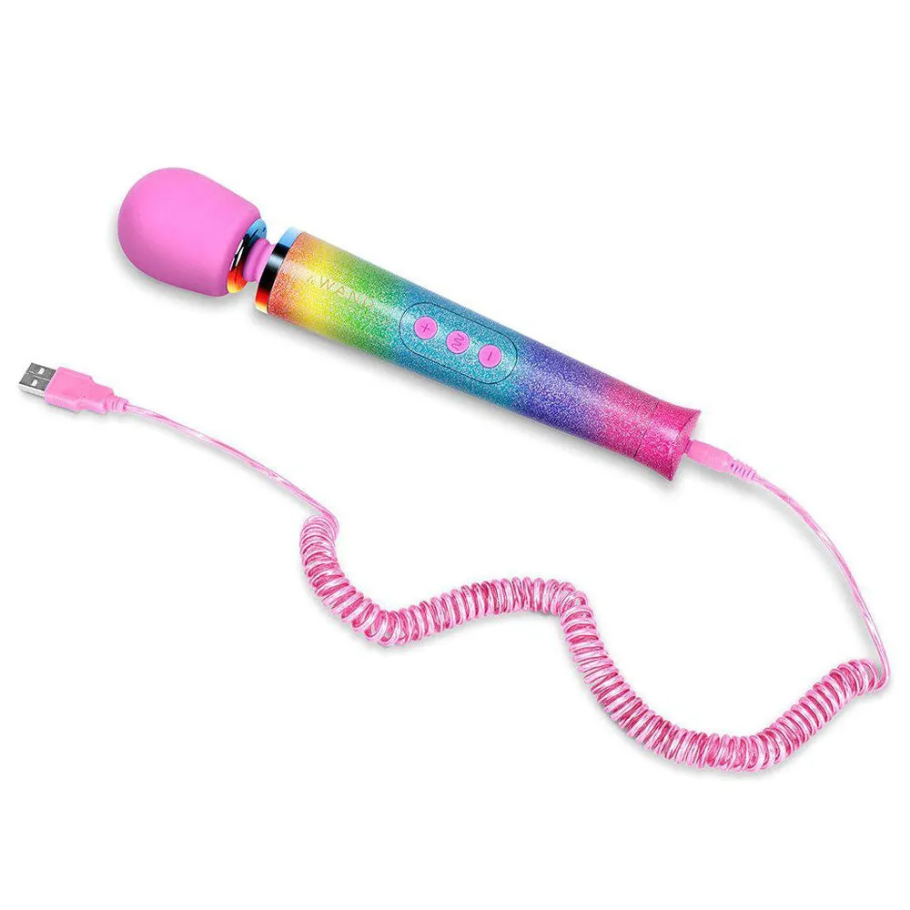 Le Wand Rainbow Ombre Petite Rechargeable Vibrating Massager