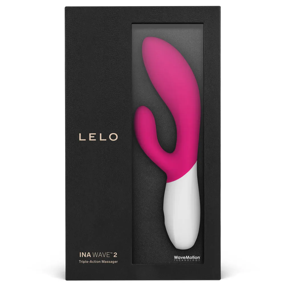 Lelo Ina Wave 2 Come-Hither G-Spot Stroking Rabbit Vibrator
