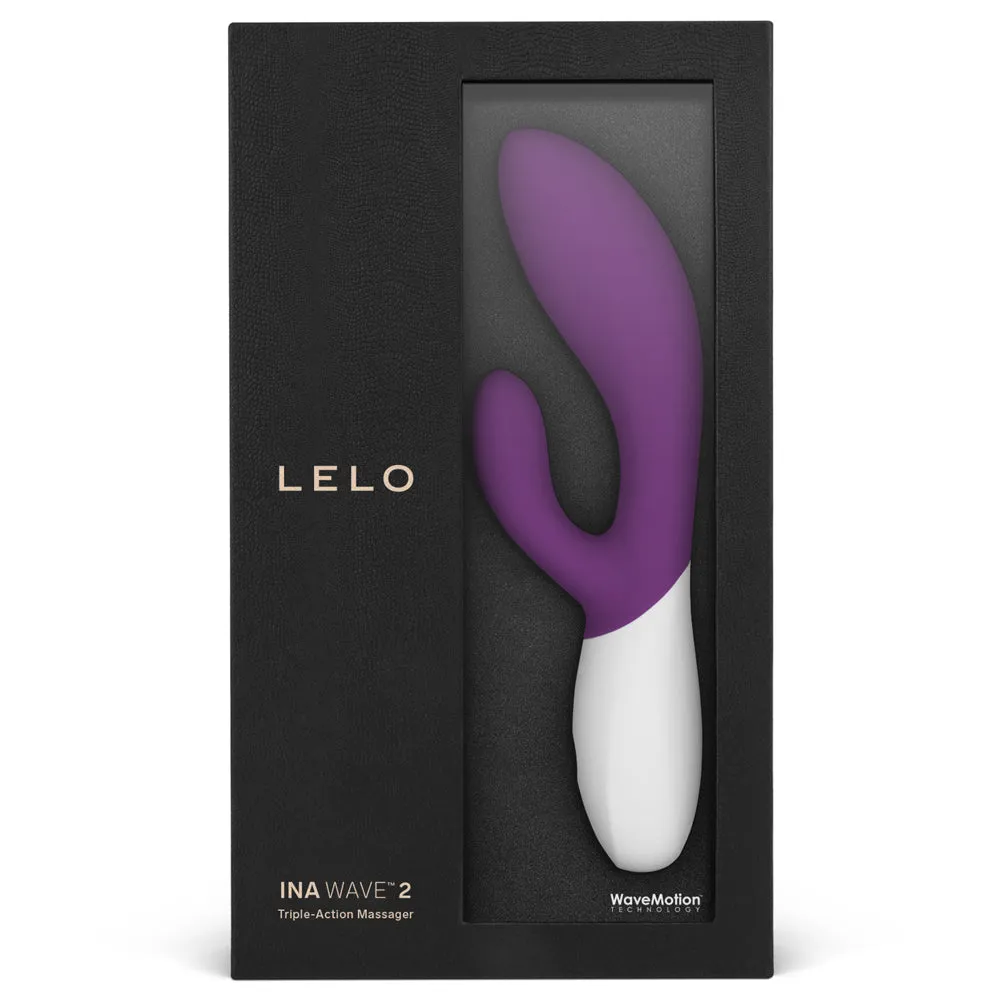 Lelo Ina Wave 2 Come-Hither G-Spot Stroking Rabbit Vibrator