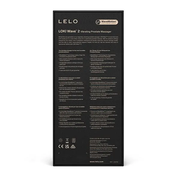 LELO - Loki Wave 2 Vibrating Prostate Massager