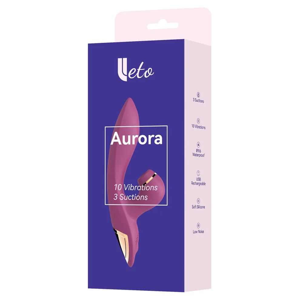 Leto Aurora Clitoral Suction Rabbit Vibrator