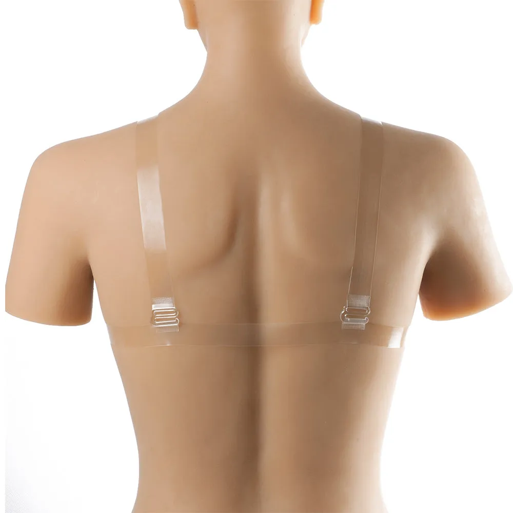 Leto Realistic Strap-On Silicone Breasts Form Bra