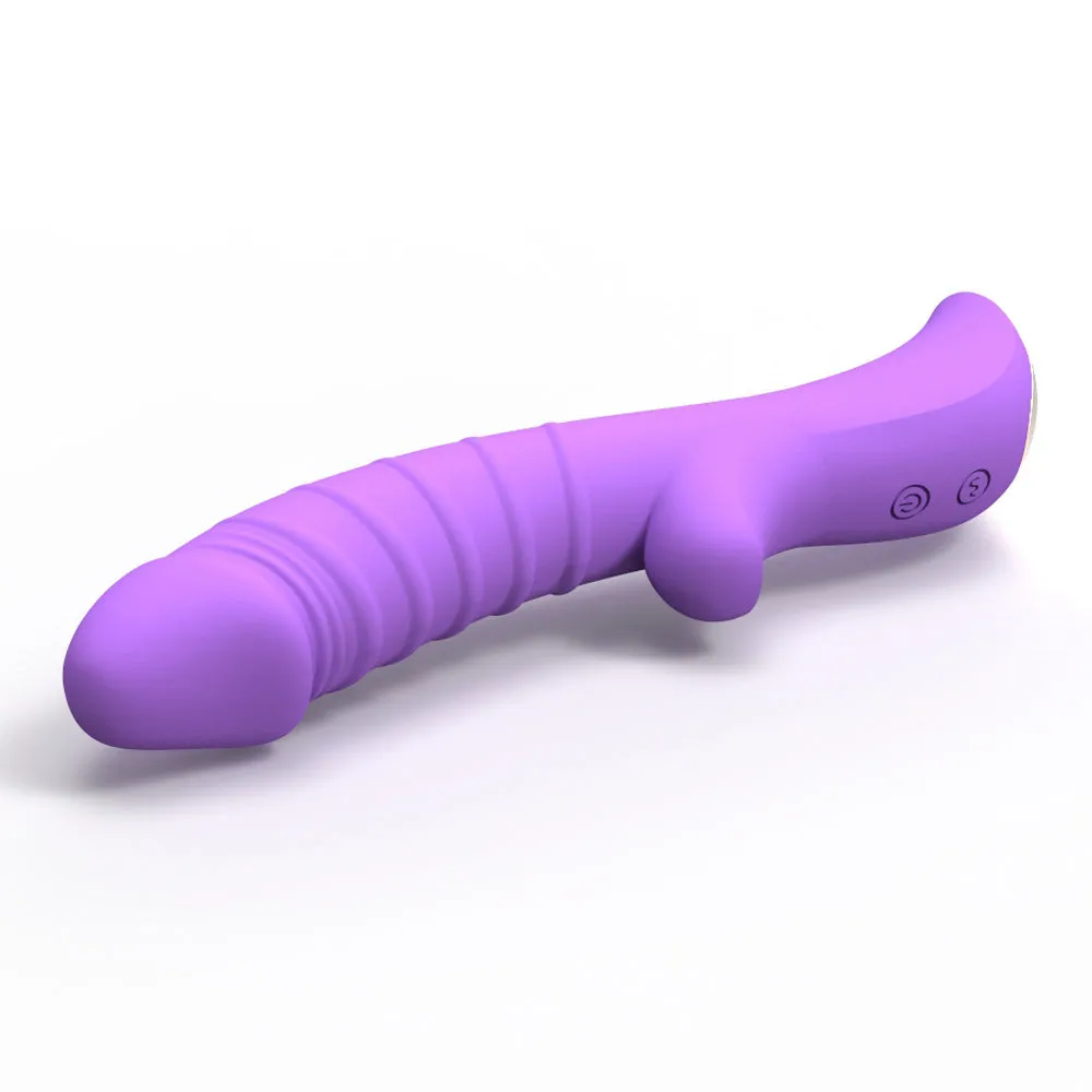 Leto Velvet Flexible Phallic Silicone Rabbit Vibrator