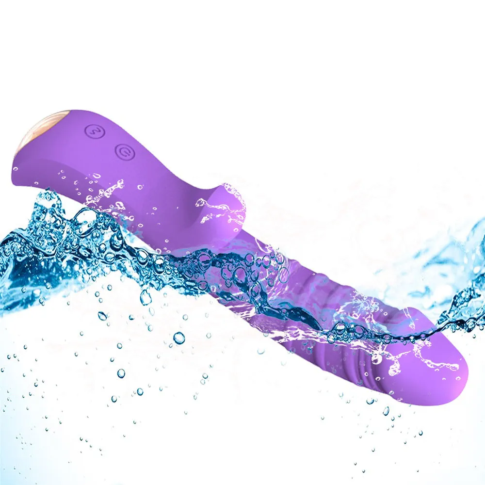Leto Velvet Flexible Phallic Silicone Rabbit Vibrator