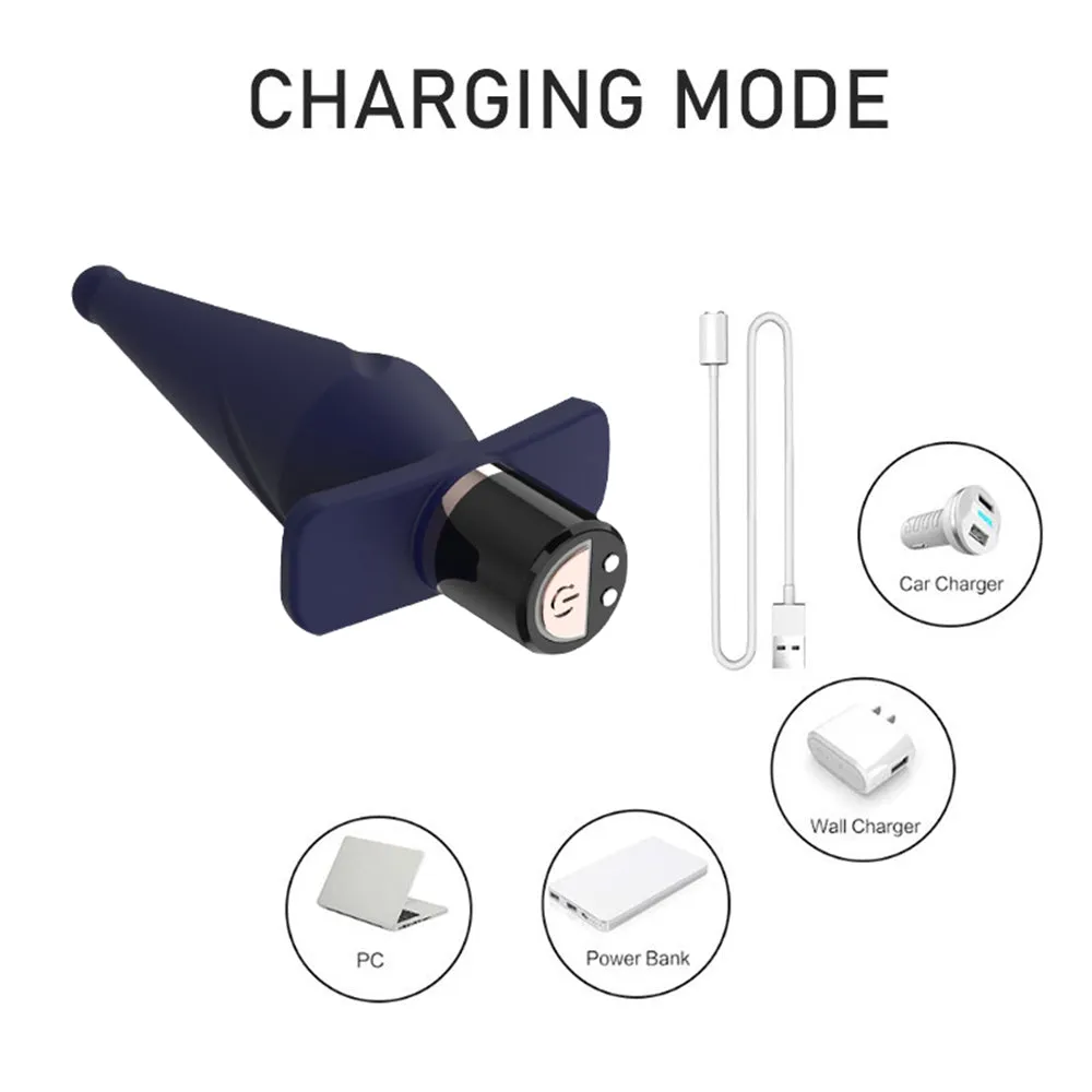 Leto Vortex 10-Mode Vibrating Silicone Anal Plug