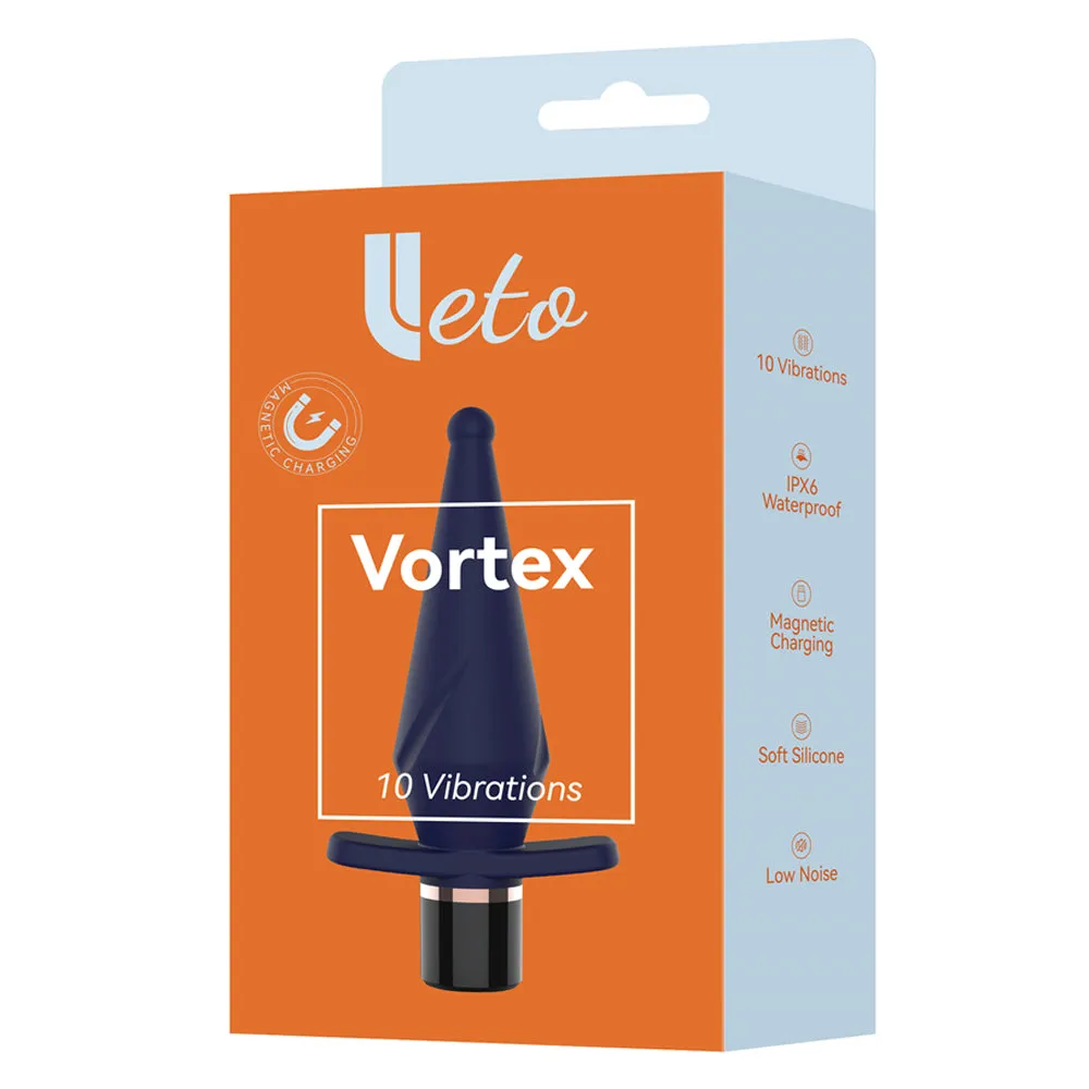 Leto Vortex 10-Mode Vibrating Silicone Anal Plug