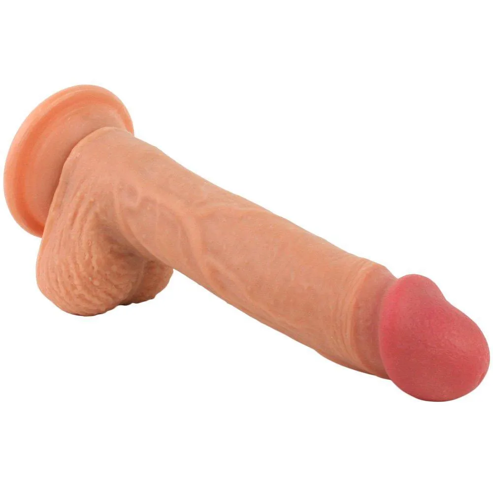 Lifelike 8.5 Inch Silicone Dong - Incredible G-Spot Stimulation!