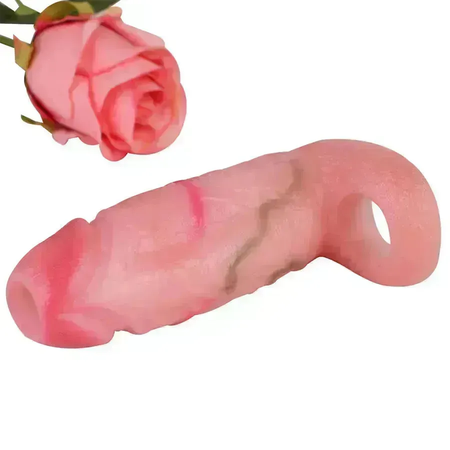Lifelike Silicone Penis Sleeve