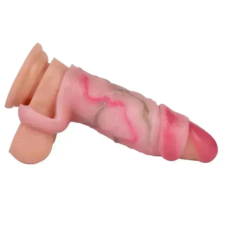 Lifelike Silicone Penis Sleeve
