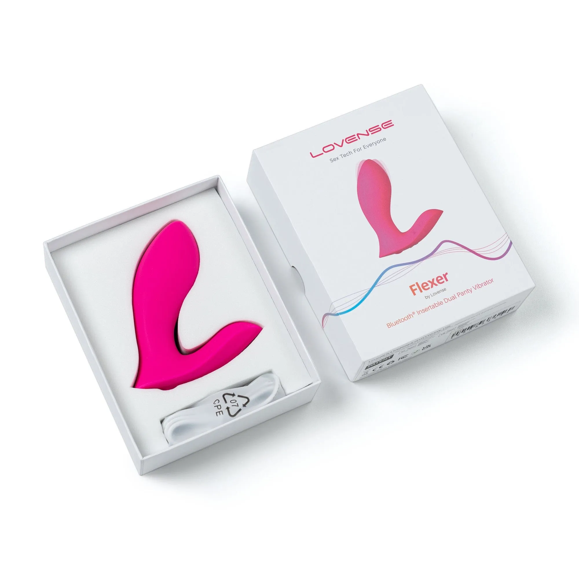 Lovense - Flexer App-Controlled Panties Vibrator (Pink)