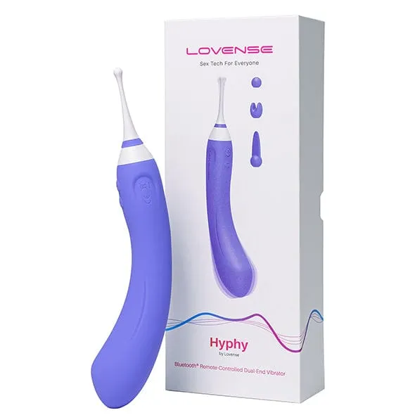 Lovense - Hyphy App-Controlled Dual End Vibrator (Purple)