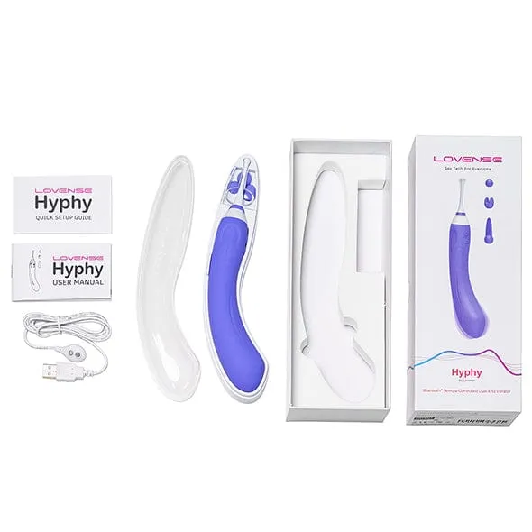 Lovense - Hyphy App-Controlled Dual End Vibrator (Purple)