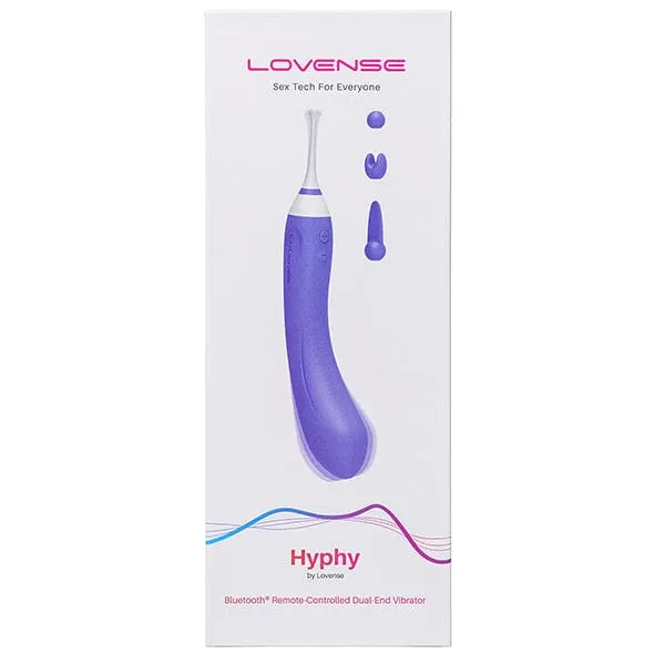 Lovense - Hyphy App-Controlled Dual End Vibrator (Purple)