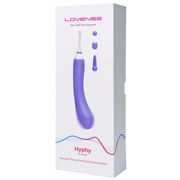 Lovense - Hyphy App-Controlled Dual End Vibrator (Purple)