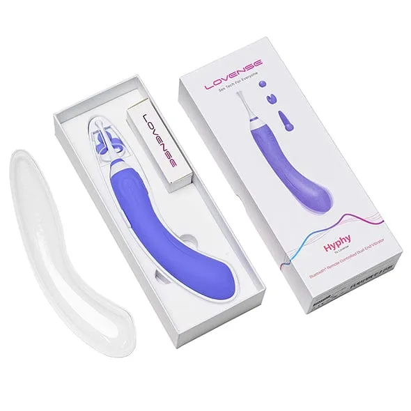 Lovense - Hyphy App-Controlled Dual End Vibrator (Purple)