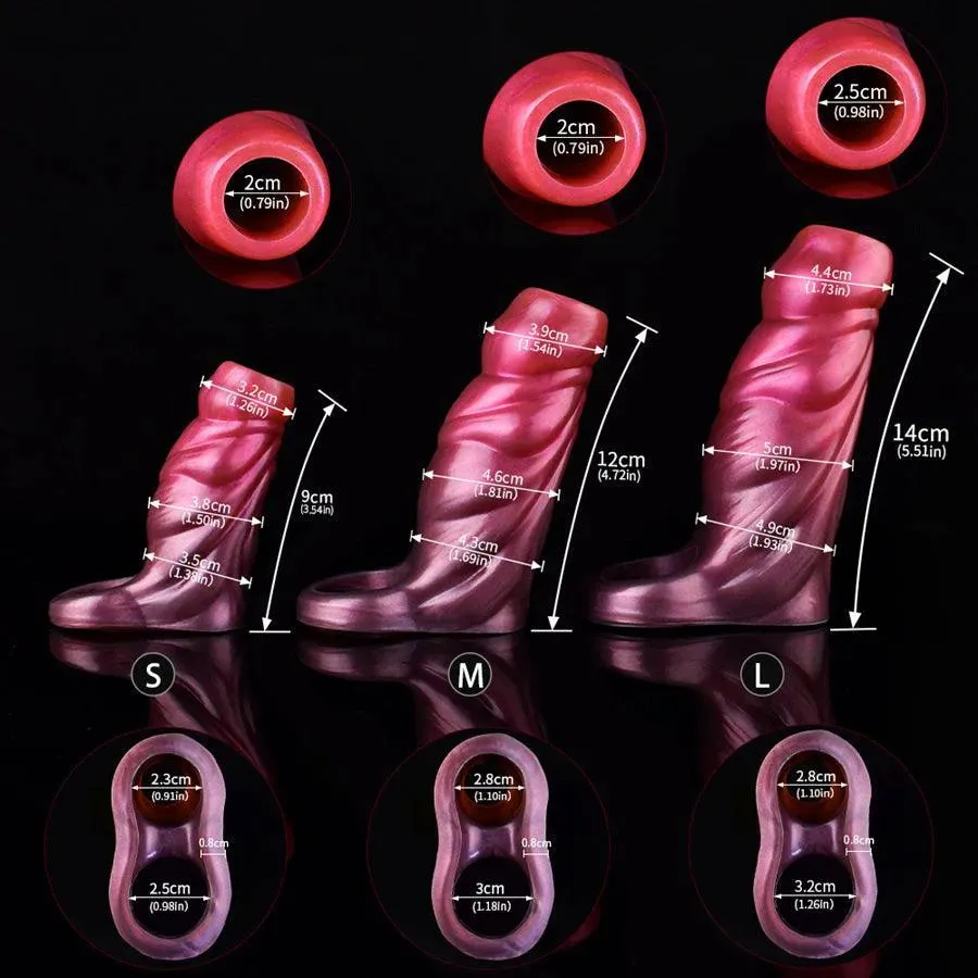 Luxurious Silicone Cock Extension Penis for Men