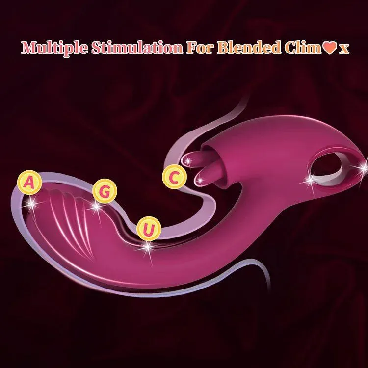 Lydia - Tongue Licking Vibrator G Spot Clit Stimulator Sex Toy for Woman